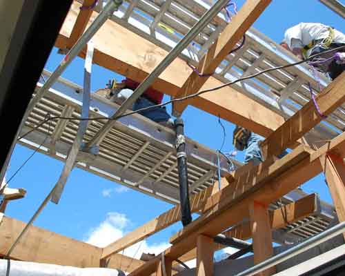 dry rot repair under roof decking in Folsom CA