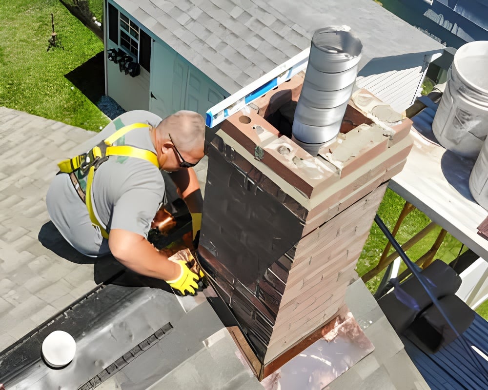 flashing repair around roof transition